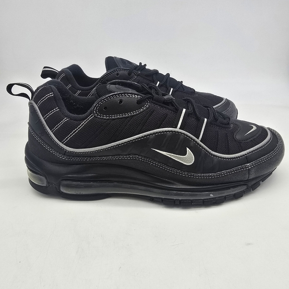 Nike Shoes Men\'s 9.5 Air Max 98 Oil Triple Black SAMPLE Athletic 640744-013 main image 9